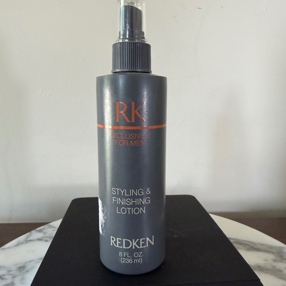 Redken RK Exclusively For Men Styling Finishing Lotion 8 oz Discontinued Vintage